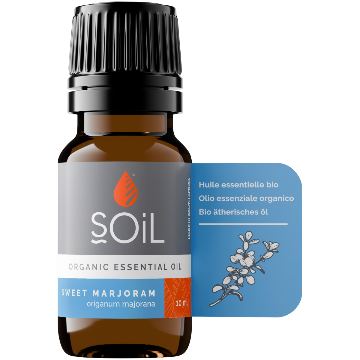 Organic Marjoram Essential Oil (Origanum Marjorana) 10ml