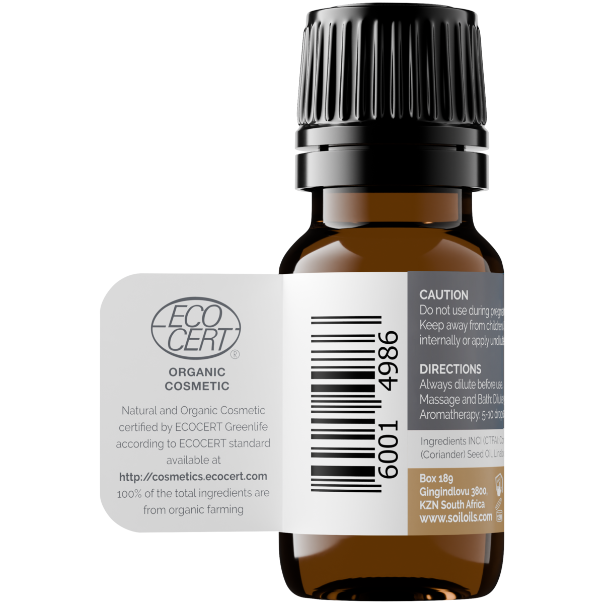 Organic Coriander Seed Essential Oil (Coriandrum Sativum) 10ml